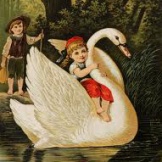 Hansel & Gretel rescued by a mythical swan. AW14 inspiration…